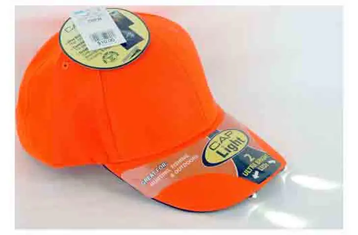 A W Deals Cap Light - Orange 2 Ultra Bright Leds In Bill ( As Is )